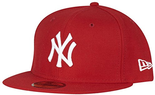 New Era New York Yankees MLB Basic Red 59Fifty Basecap - 7 7/8-63cm (XXL)