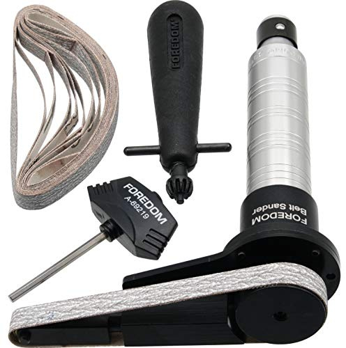 Foredom Belt Sander w/ 180 grit belt, hex key and 3 spare belts ea. 100, 180 and 240 grit and H.30 Handpiece w/HPCK-0 Chuck Key