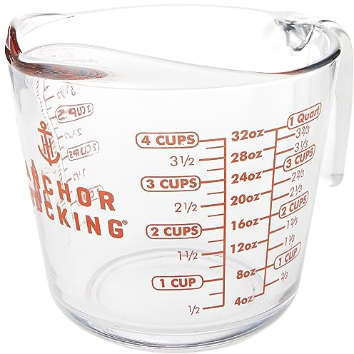 Anchor Hocking Glass Measuring Cup, 32 Oz