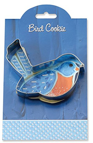 Ann Clark Cookie Cutters Bird Cookie Cutter 4 with Recipe Card, Made in USA