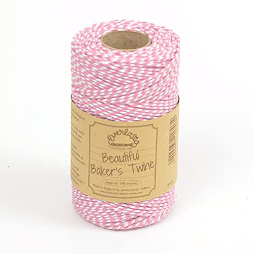 100m - Everlasto Original 'Beautiful Bakers Twine' (2mm approx) (Rose Pink)
