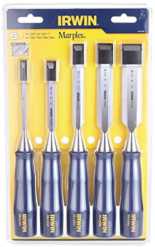 Irwin Marples M444 Blue Chip Bevel Edge Chisel - Set of 5, M444/S5