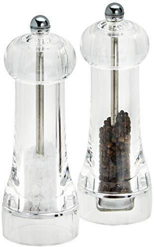 Peugeot Toul Mühlen-Set Pfeffer/Salz, Klassische Mahlgradeinstellungk, Höhe: 16 cm, Acryl, Transparent, 2/20101888