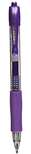 Pilot G207 Retractable Gel Rollerball 0.7 mm Tip - Metallic Violet, Single Pen