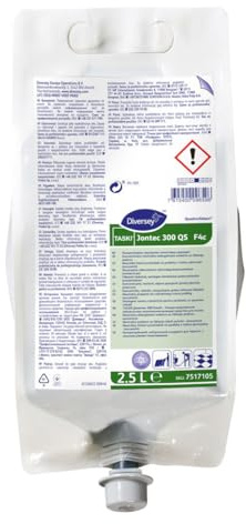 Taski Jontec 300 Qs F4C Neutral Cleaner Para Suelos, De Baja Espuma Concentrado En Quattroselect®