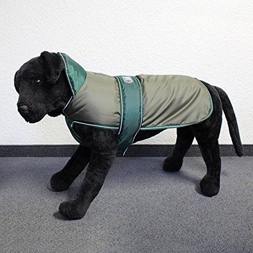 Wallace & Jones | Hundemantel Eisbär - Perfect Coat Olive-Grün Rückenlänge ca. 60cm