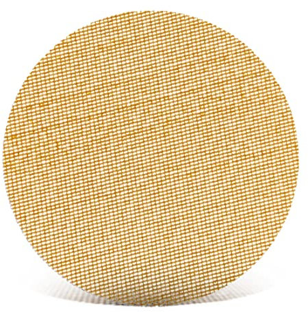 MENZER Ultranet Klett-Schleifgitter, 225 mm, f. Trockenbauschleifer, Weißes Edelkorund (5 Stk.) K40