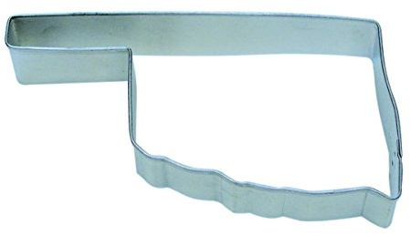 R&M Oklahoma State Cookie Cutter in Durable, Economical, Tinplated Steel