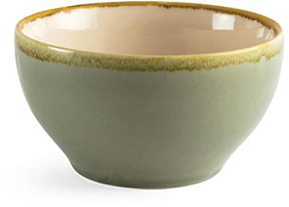 Olympia Kiln Bowl Moss 140mm 55 Rimmed Serving Dishes Kitchen Tableware 6pc
