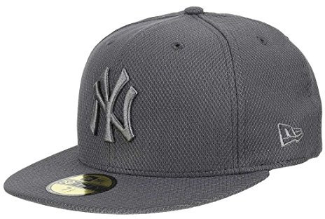 New Era New York Yankees MLB Diamond Era Essential Grey 59Fifty Basecap - 8-64cm (XXL)