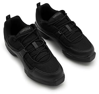 Capezio Women's DS11 Fierce Dance Sneaker, Black, 13.5 M US
