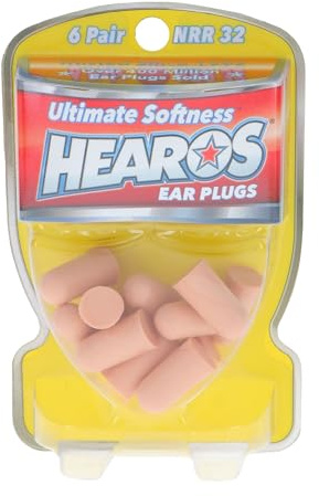 Hearos Ear Plugs Ultimate Softness Series, 6 Count