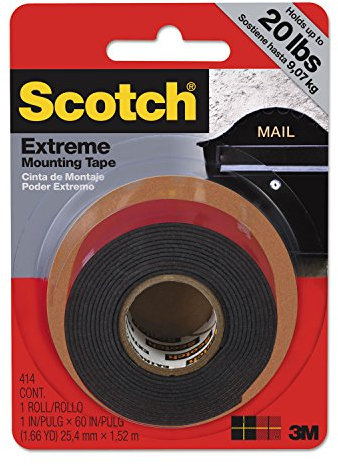 Scotch Extreme Montageband, 2,5 x 152,4 cm, Schwarz
