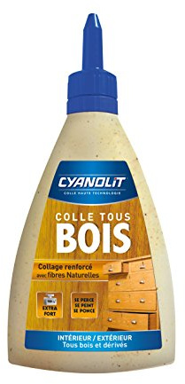 CYANOLIT 33300082 Colle Bois et Dérives, Transparent, 250 G
