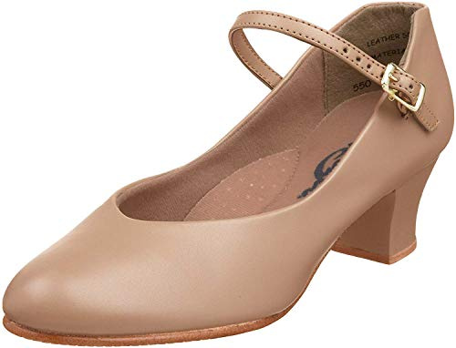 Capezio Dam, junior, fotboll, karaktärsskor, Karamell, 40 EU