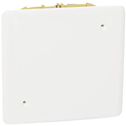 Legrand LEG89372- Scatola di derivazione rettangolare cartongesso 115 x 115 x 40 mm, coperchio 140 x 140