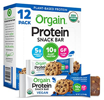 Orgain Plant Protein Bar Cho Chip 12-40 g
