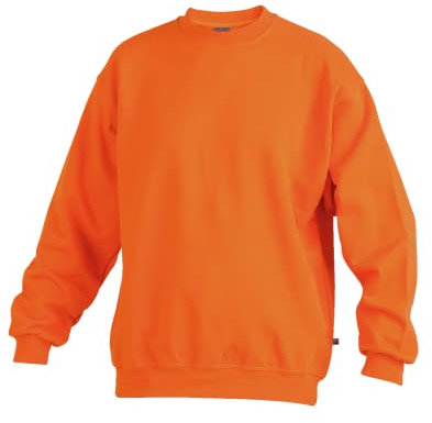 WÜRTH MODYF Sweatshirt für Herren & Damen in orange - moderner Arbeitspullover, perfekt für Handwerk, Werkstatt, Arbeiten im Freien - Größe L