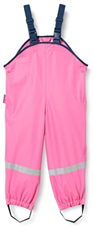 Playshoes Pantalones de Barro, Monos de lluvia para Unisex niños, Rojo (Pink), 140