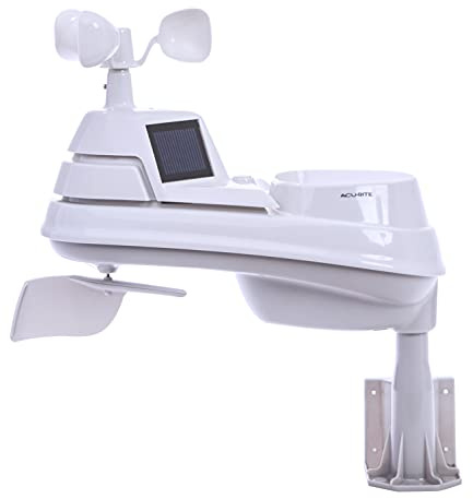 AcuRite Iris PRO+ (5-in-1) Weather Sensor with Rain Gauge, Wind Speed, Wind Direction, Temperature and Humidity (06014M)