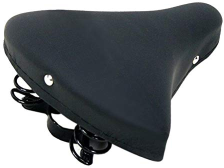 MONTEGRAPPA Selle avec ressorts, idéale pour vélo Graziella – Epoca – R – Olanda – homme et femme, noir