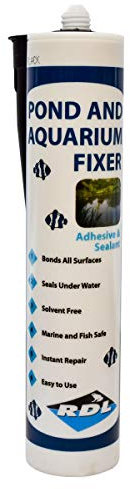 Pond and Aquarium Fixer - 290ml Black- Aquatic Waterproof Repair Sealant