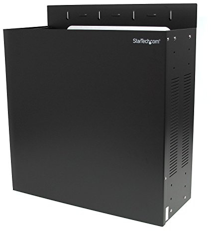 StarTech.com Armario Rack 4U Vertical de Montaje en Pared para Servidores - con 18,9 Pulgadas de Profundidad - de 2 Columnas - para Arnario de Servidores o Equipos de Redes de 19 Pulgadas (RK419WALVO)