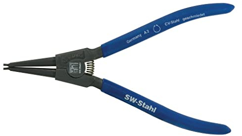 SW-Stahl 41301L Sicherungsringzange, Gerade, Außen, 175 mm, CV-Stahl
