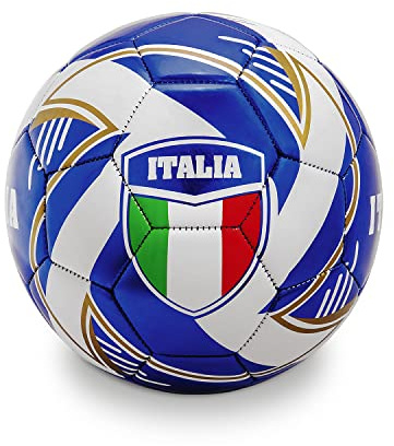 Mondo Toys - EURO TEAM ITALIA Ballon de Football Cousu - Produit Officiel - Taille 5 - 400 grammes - 13408