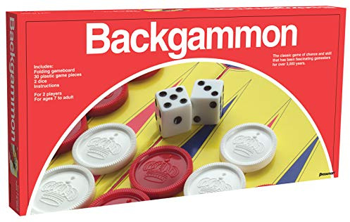 Pressman: Classic Backgammon Set | Traditional Board Games for Kids and Adults | For 2 Players Ages 7 Plus