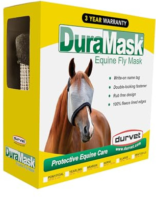 Durvet DuraMask Equine Fly Mask, Yearling