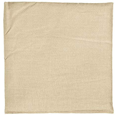 Rapssamenkissen 19x19cm - Bio-Stoff natur - Körnerkissen klein, als Wärmekissen & Kältekissen