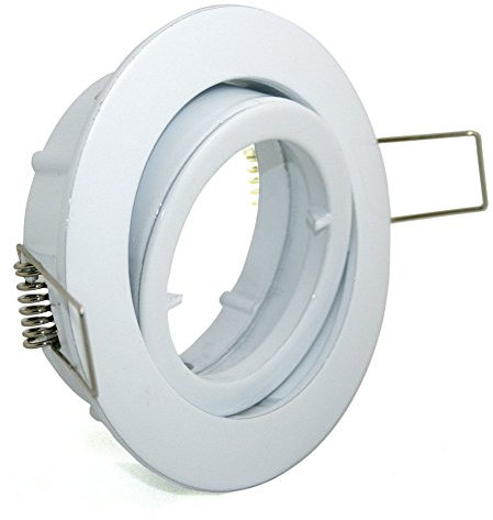 Kamilux 4er Set Einbaustrahler/Spot Bajo in weiß, Halogen oder LED geeignet, inkl. GU10 Fassung ohne Leuchtmittel