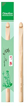 ChiaoGoo Crochet Hook Bamboo 15cm 4.00mm Natural - 1pc