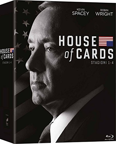 house of cards - season 01-04 (16 blu-ray) box set BluRay Italian Import [Region Free] [Blu-ray]