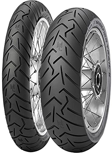 Pirelli Scorpion Trail II Front Motorcycle Tire 120/70ZR-17 (58W) - Fits: Aprilia Caponord 1200 ABS 2014-2018