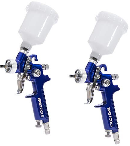 Mini HVLP Pistolet de Peinture 0,8 mm & 1 mm Inoxydable Pour Carrosserie