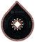 Bosch Professional 2608661757 Starlock 3 Max Malta AVZ 70 RT4, Nero, Lama Segmentata 70 mm, 1 Pezzo