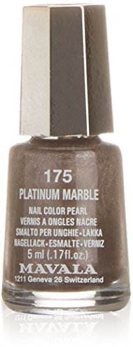 Bella Aurora y Mavala Platinum Marble 175 Nail Polish