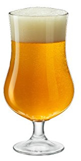 Bormioli Rocco 330246 Ale Biertulpe, Bierglas, 425ml, Glas, transparent, 6 Stück