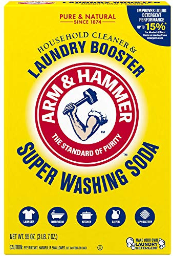 Church & Dwight Co 03020 Arm & Hammer Super Washing Soda 55 oz. by Arm & Hammer