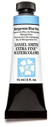 DANIEL SMITH Extra Fine Watercolor 15ml Paint Tube, Manganese Blue Hue (284600051)
