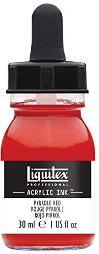 Liquitex Professional Encre Acrylique Flacon Avec Pipette 30 ml Rouge Pyrrole