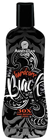 Australian Gold Hardcore Black - 30x Dark Bronzing Blend 8.5 Oz by Jubujub