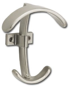 SIRO 1669/ZN21 Huthaken Castor Breite 88 mm, Höhe 101 mm, ZN Edelstahl Effekt