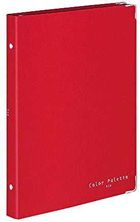 Kokuyo binder notebook color palette B5 26 holes up to 100 sheets red Le -311-11Z