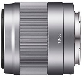 Sony SEL50F18 E Mount APS-C 50 mm F1.8 Prime Lens - Silver