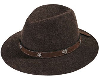 Faustmann Hüte Herren Hut braun 'Edelweiß', 384-BRAUN, 58