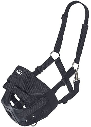 Easy Breathe Poly/Nylon Grazing Muzzle Black Horse