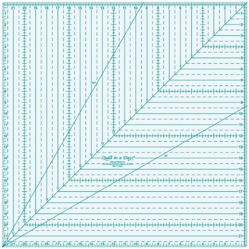 Quilt in A Day 22-Inch by 22-Inch Square Up Ruler